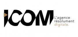 Logo I-com agence digitale à Dijon